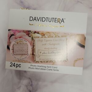 DavidTutera Photo Hashtag Tent Card